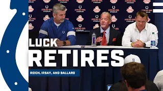 Irsay, Ballard and Reich Talk Luck Retirement