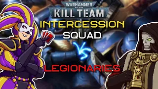 Kill Team Battle Report: Intercession Squad vs Chaos Legionaries
