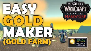 Easy Gold Farm Hardcore Classic WoW | Golden Pearl Gold Mine!