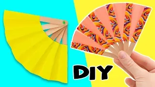 Веер из бумаги своими руками | DIY Бумажный веер