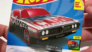 Hot Wheels 1971 Dodge Charger (2022 Walmart Exclusive Zamac - HW Art Cars)