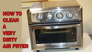 How to clean a very dirty air fryer