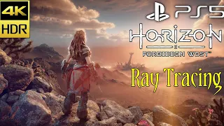 Horizon Forbidden West Ray Tracing PS5 Resolution Mode Gameplay Walkthrough Part 1 Full Game 4K HDR