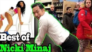 BEST of NICKI MINAJ - TWERKING IN PUBLIC COMPILATION by QPark!!