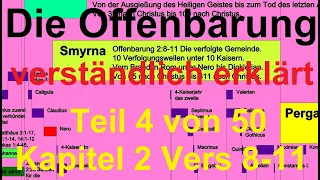 🐟 Die Offenbarung verständlich erklärt. Teil 4 Kapitel 2  Vers 8-11. Die Gemeinde Smyrna.