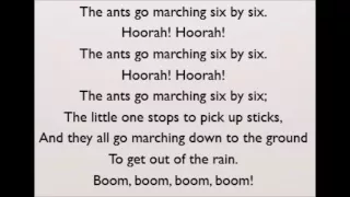 Nursery Rhymes - The Ants Go Marching Lyrics
