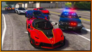 GTA 5 Roleplay - cops HATE & HARASSED supercar meet | RedlineRP