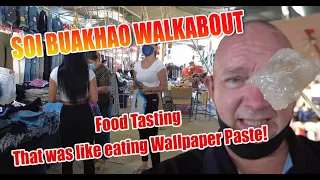 Soi Buakhao Market Pattaya City. This food was NOT GOOD but the walkabout was fun and enjoyable!
