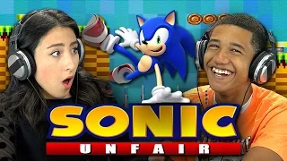 SONIC UNFAIR (Teens React: Gaming)