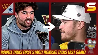 🥺Sam Howell Speaks on Starting First NFL Game! Taylor Heinicke Talks About Potential Last WSH Game!