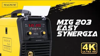 Weldingmachine MAGNUM®️ MIG 203 EASY SYNERGY - review - full SYNERGY