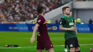 PES 2021 | AS Roma - US Sassuolo | Gameplay 2021-2022