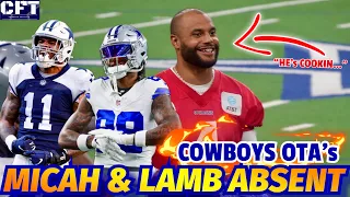 COWBOYS OTA’s: Micah & Lamb absent & I don’t Care…Dak has been COOKING! Trey Lance Agenda 😒