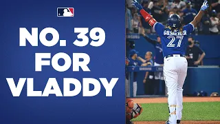 Vladdy DEMOLISHES homer No. 39! (Reached 60 career HRs at same pace as father)