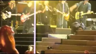 Raw Video: Plug Pulled on Springsteen, McCartney