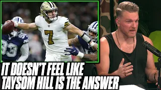 Taysom Hill Doesn't Seem Like The Answer For The Saints | Pat McAfee Reacts