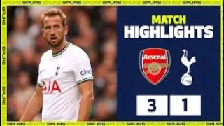 Arsenal 3-1 Tottenham Hotspur Match highlights #epl #highlights #motd #xhaka #partey #Jesus