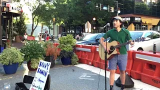 Blowin’ in the Wind (Bob Dylan) | Benny Roman cover | busking downtown