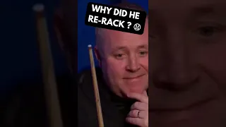 🙈 WHY Did he Re-Rack? 🙈 (Funny Snooker Moments 2023) #snooker2023 #shorts