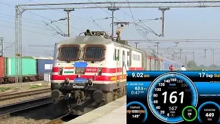 160 kmph Thrill GATIMAAN Exp Ride : Onboard India`s FASTEST Train FULL Journey Compilation