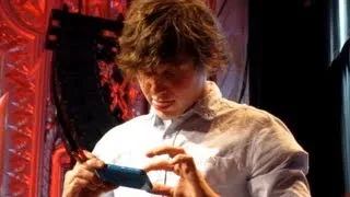 Evan Peters with fans at Paleyfest part 2