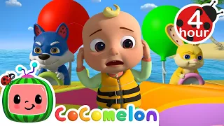Yacht Race at the Beach... With Balloons + More | Cocomelon - Nursery Rhymes | Fun Cartoons For Kids