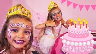 Las Ratitas son princesas en el cumpleaños de Claudia!!