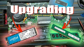 How to upgrade RAM & SSD in gaming laptops | LENOVO IDEAPAD GAMING 3 | Mukesh Gorai