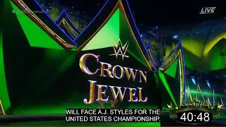 Wwe crow jewel 2019 30th October 2019 kick off show