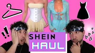 MY BOYFRIEND RATES MY SHEIN DRESS HAUL