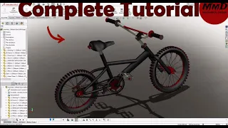 Solidworks Full Tutorial - Bicycle 😍