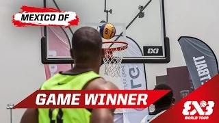 Kyles' amazing game-winner - Mexico - 2015 FIBA 3x3 World Tour