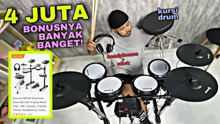 Drum Elektrik Murah Terlaris Di Amerika! Cuma 4 JUTA! Review Drum Elektrik Donner DED - 80