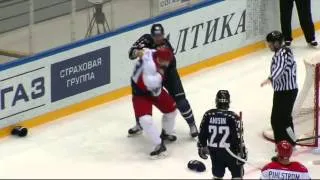 Бой КХЛ: Вярн VS Артём Сергеев / KHL Fight: Warn VS Artyom Sergeyev