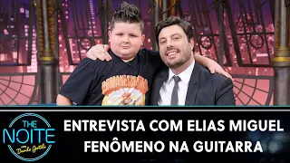 Entrevista com Elias Miguel, o garotinho de 8 anos fenômeno na guitarra | The Noite (11/10/23)