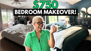 I did a $750, 3 DAY Bedroom Makeover with NO DESIGN PLAN!  | BUDGET FRIENDLY BEDROOM MAKEOVER