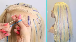 Simple Way To Do Hair Tinsel!