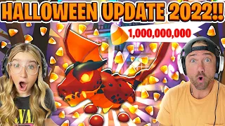 This is Adopt Me's BEST HALLOWEEN EVER! *new mini games, robux lava dragon pet & more 🎃