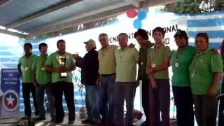 Premiación primer lugar por equipos Campeonato Nacional de Pesca de Pejerrey Chileno