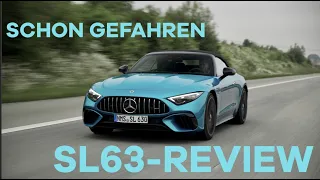 Mercedes-AMG SL 63: Erste Ausfahrt im neuen Roadster [2022] | Review, Fahrbericht