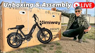 HIMIWAY Escape Pro Unboxing + Assembly - STEP THRU E-MOPED for SHORT to TALL Riders!