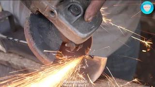 Knife Making: Making The Sharpest Knife Cutting Bamboo.