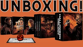 HALLOWEEN TRILOGY UNBOXING! | Steelbooks | 4K | Collector's Set! |