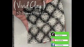 Polymer Clay 3D Effect Diamond Cane