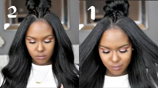2 to 1 Quick Braided Top Knots