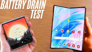 Samsung Galaxy Z Fold 5 & Z Flip 5 - BATTERY DRAIN TEST