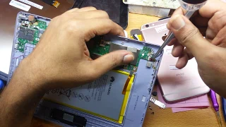 How to Disassemble and Change USB Port Huawei MediaPad T3  AGS-L09