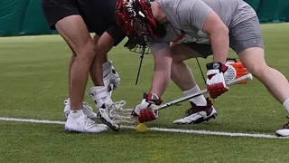 Winning faceoffs: Wrist roll & control