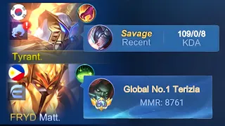 I FOUND TOP 1 GLOBAL TERIZLA IN SOLO RANKED GAME!!😱 (must watch)