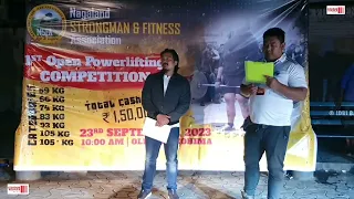 Prizes for 1st Open Powerlifting competition organised by Nagaland Strongman & Fitness Association